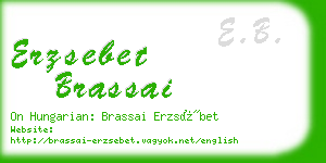 erzsebet brassai business card